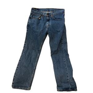 Levi's 505 Regular Straight Fit Jeans Mens 34x30